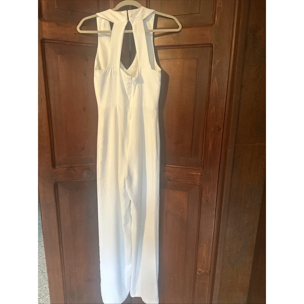 Women's BB Dakota White Romper‎ Jumpsuit Size 0 - Bride Wedding Shower